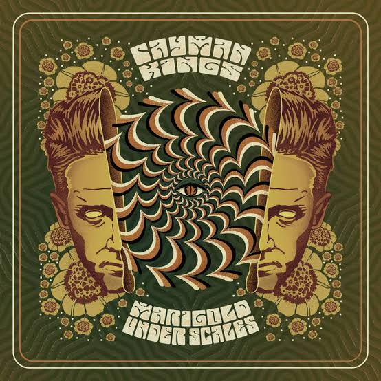 Pochette de l'album Marigold Under Scales des Cayman Kings, garage rock psychédélique