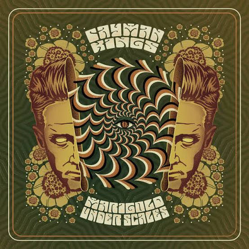 Pochette de l'album Marigold Under Scales des Cayman Kings, garage rock psychédélique