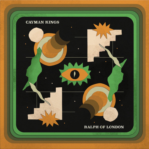Pochette du split EP Cayman Kings / Ralph of London, vinyle garage rock
