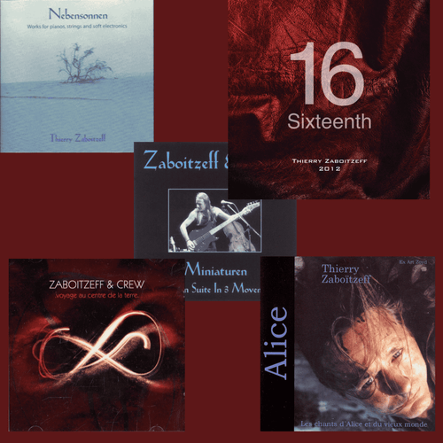 Visuel de la Collection Thierry Zaboitzeff x 5 CD, bundle avant-garde
