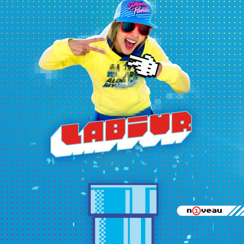 Pochette de l'album Niveau 1 de Labiur, hip-hop électro liégeois