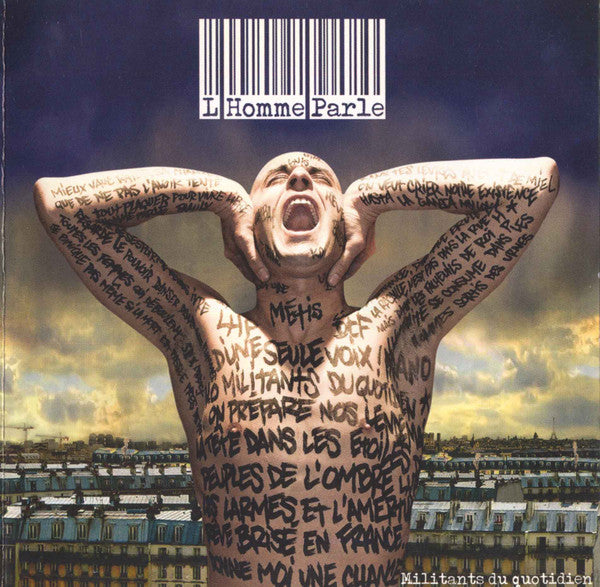 Pochette de l'album Militants du quotidien de L'Homme Parle
