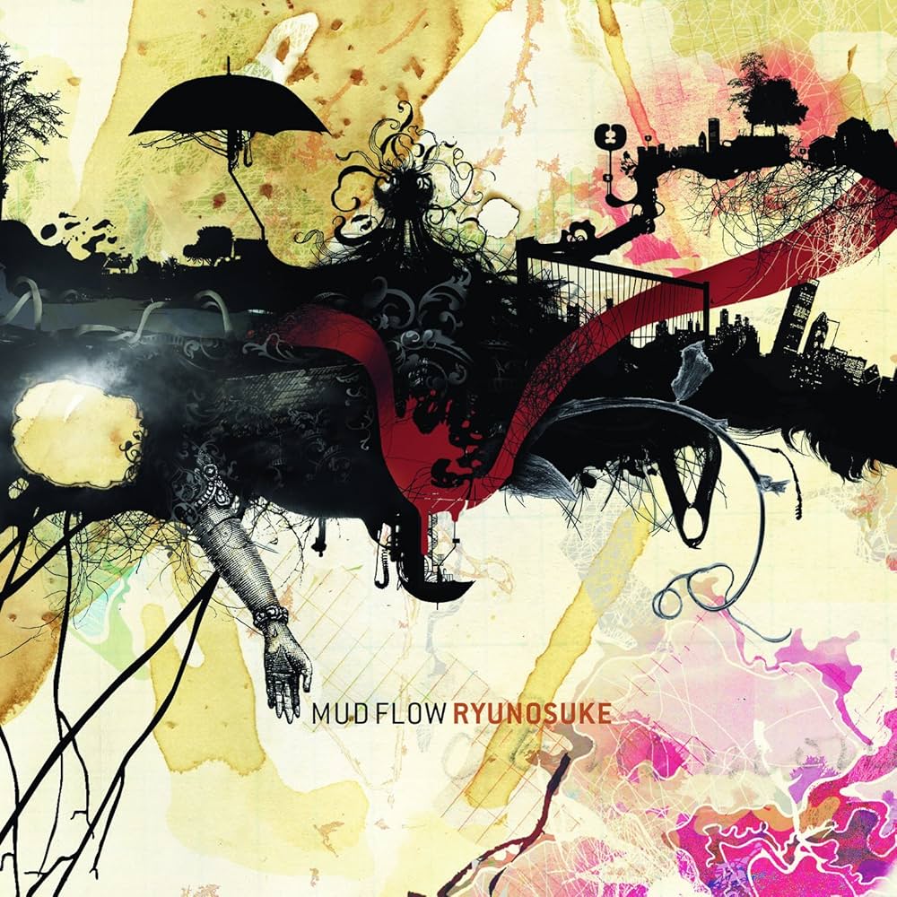 Pochette de l'album Ryunosuke de Mud Flow, rock alternatif belge