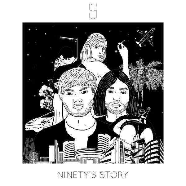 Pochette de l'album Kikuyu de Ninety's Story, électro-pop
