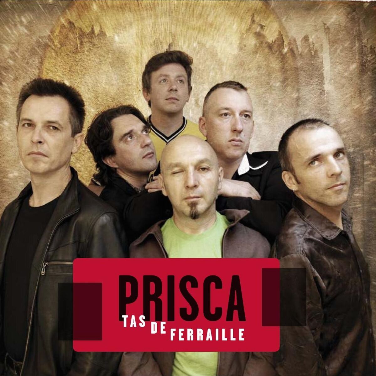 Pochette de l'album Tas de Ferraille de Prisca, chanson rock engagée