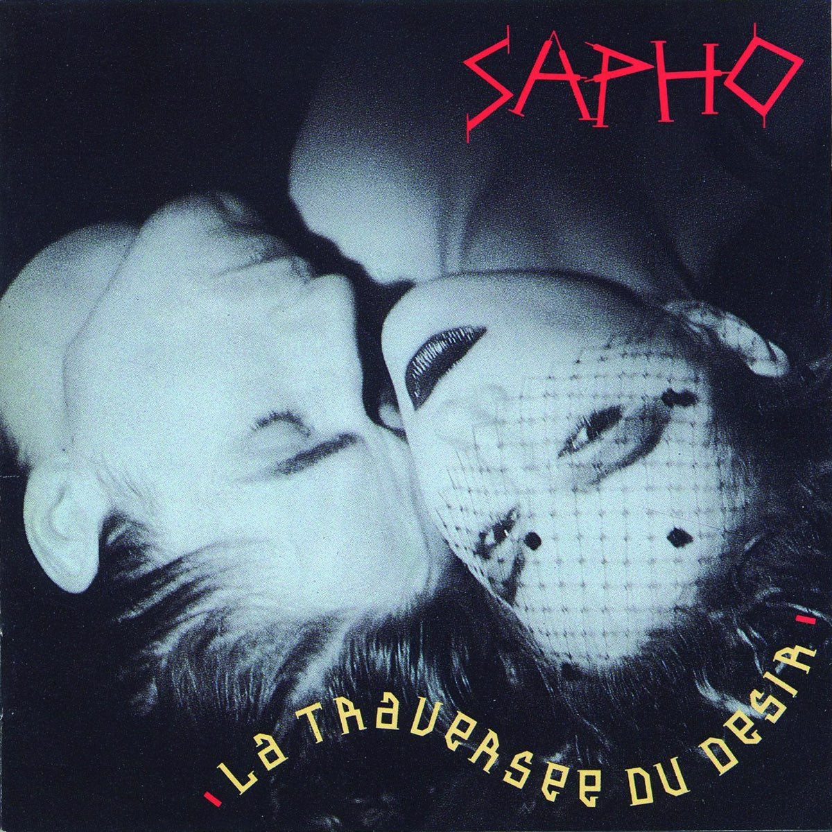 Pochette de l'album La Traversée du Désir de Sapho, chanson française et rock