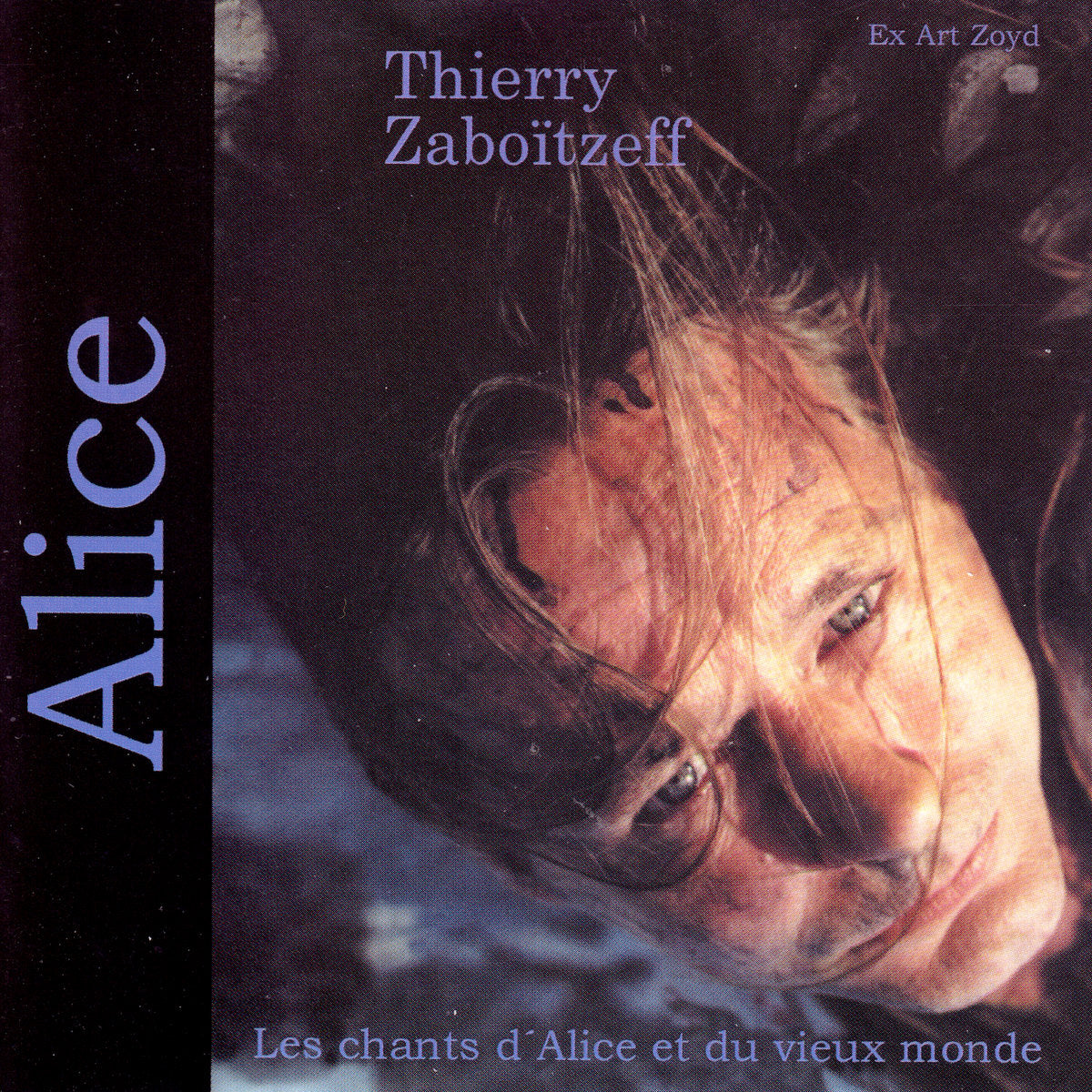 Pochette de l'album Alice de Thierry Zaboitzeff, avant-garde